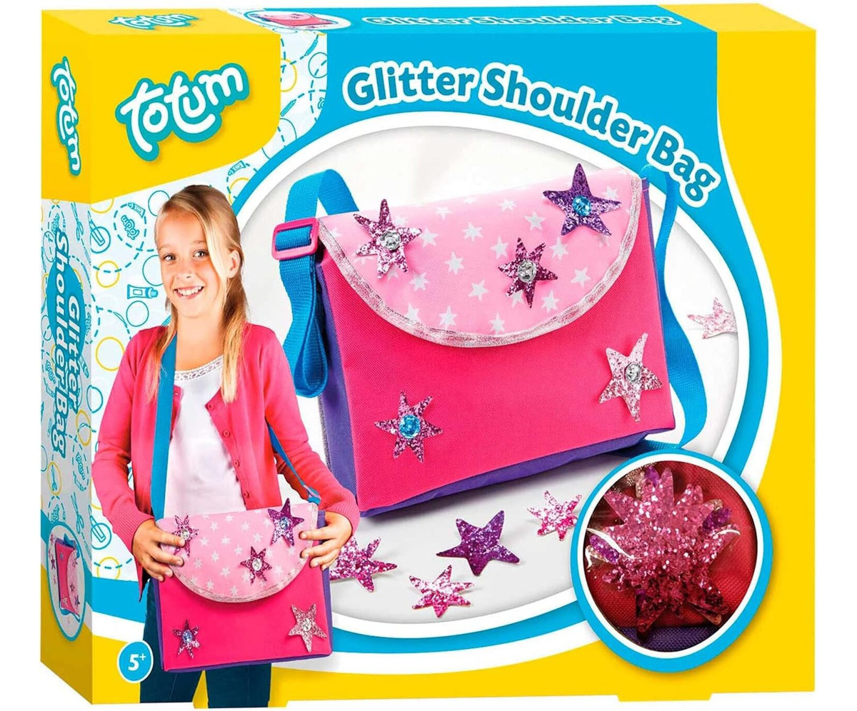 Set Manualidades Decora Tu Bolso Juguete Brillos Totum Trex