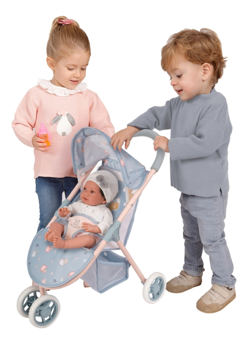 Coche De Muñeca 3 Ruedas De Cuevas Niños Bebes Cochecitos Tx