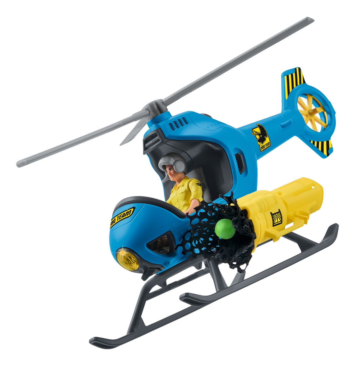 Set Ataque Aéreo Dinosaurios Schleich Helicóptero Trex