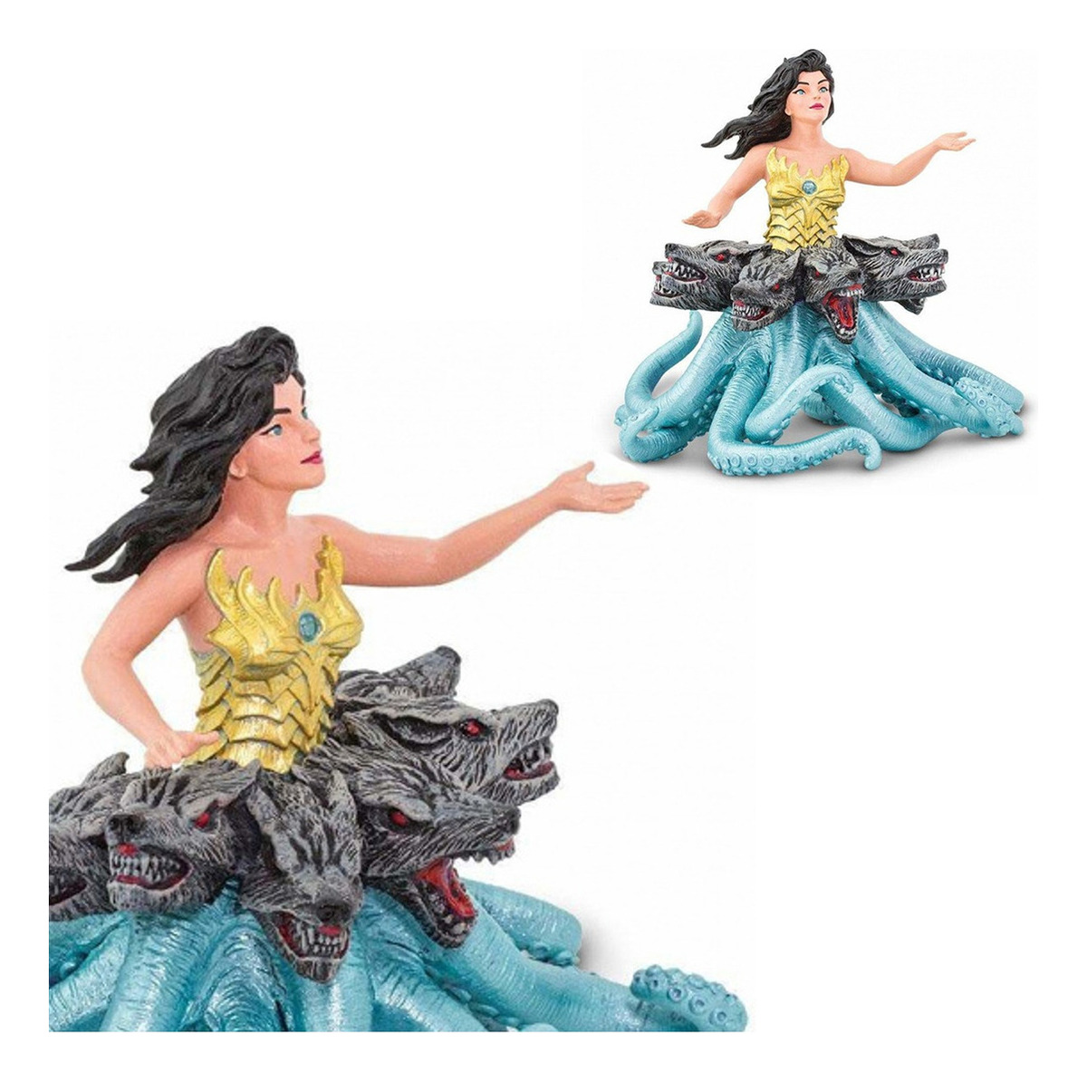 Scylla Mitología Safari Figura Juguete Niño Colección Trex