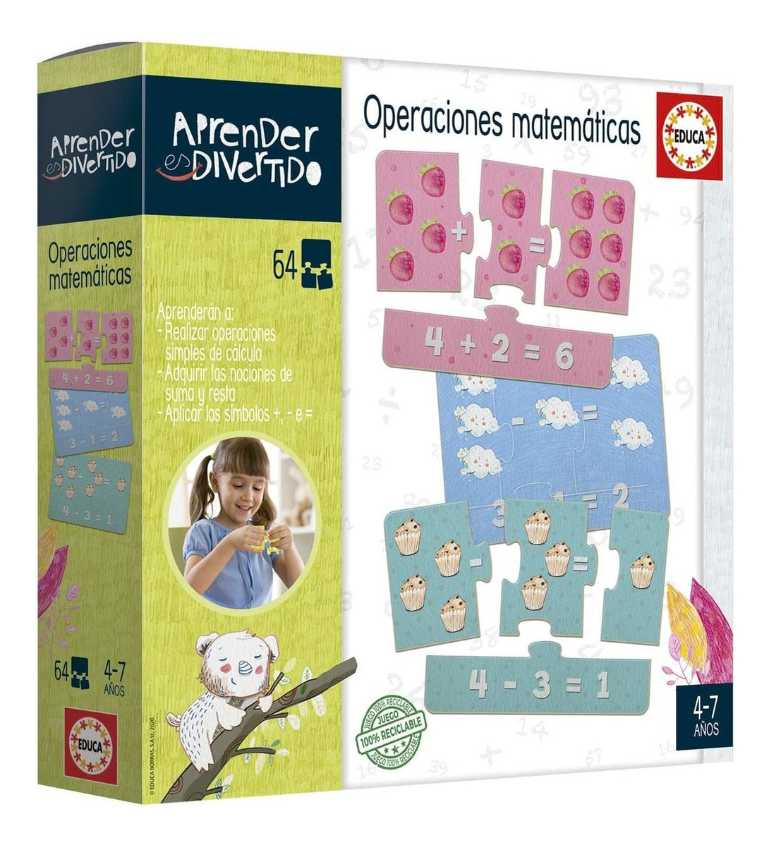 Puzzle Aprender Operaciones Matematicas Rompecabezas Educa