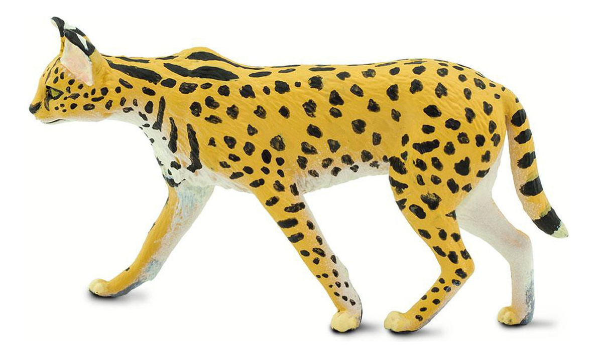 Gato Cerval Africano Safari Figura Muñeco Realista Trex