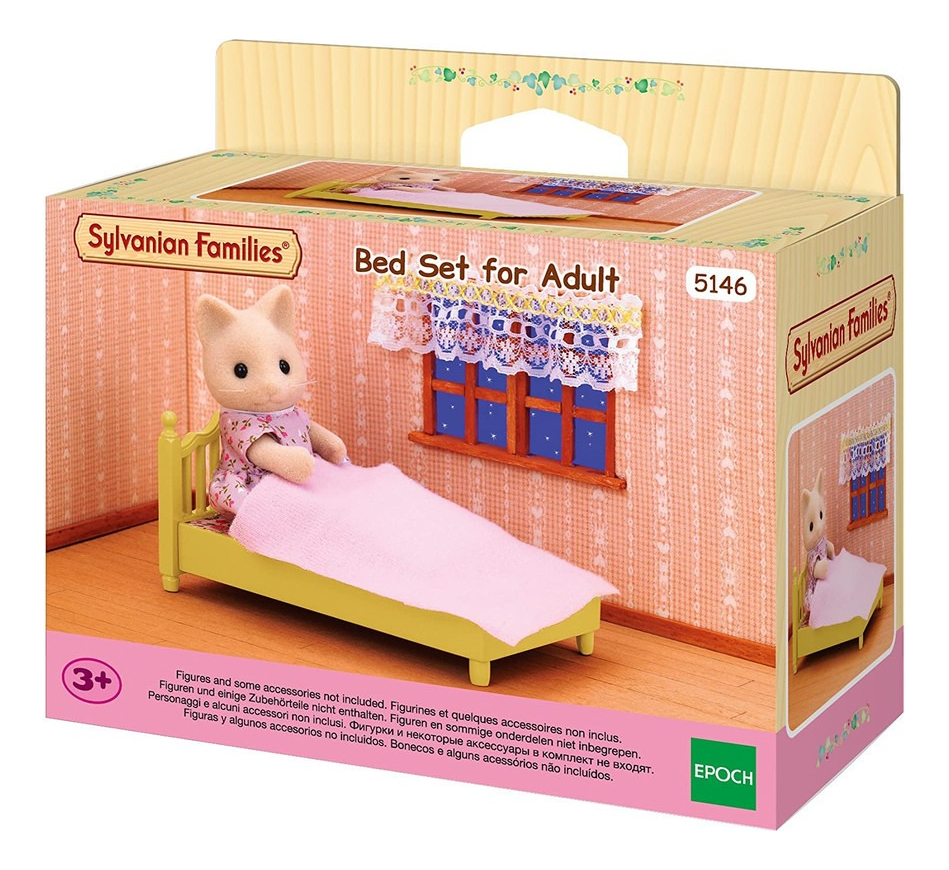 Sylvanian Families Set De Cama Adulto Mueble Juguete Niños