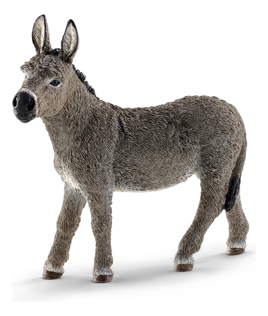 Figura Burro De Granja Schleich Farm World Gris Trex