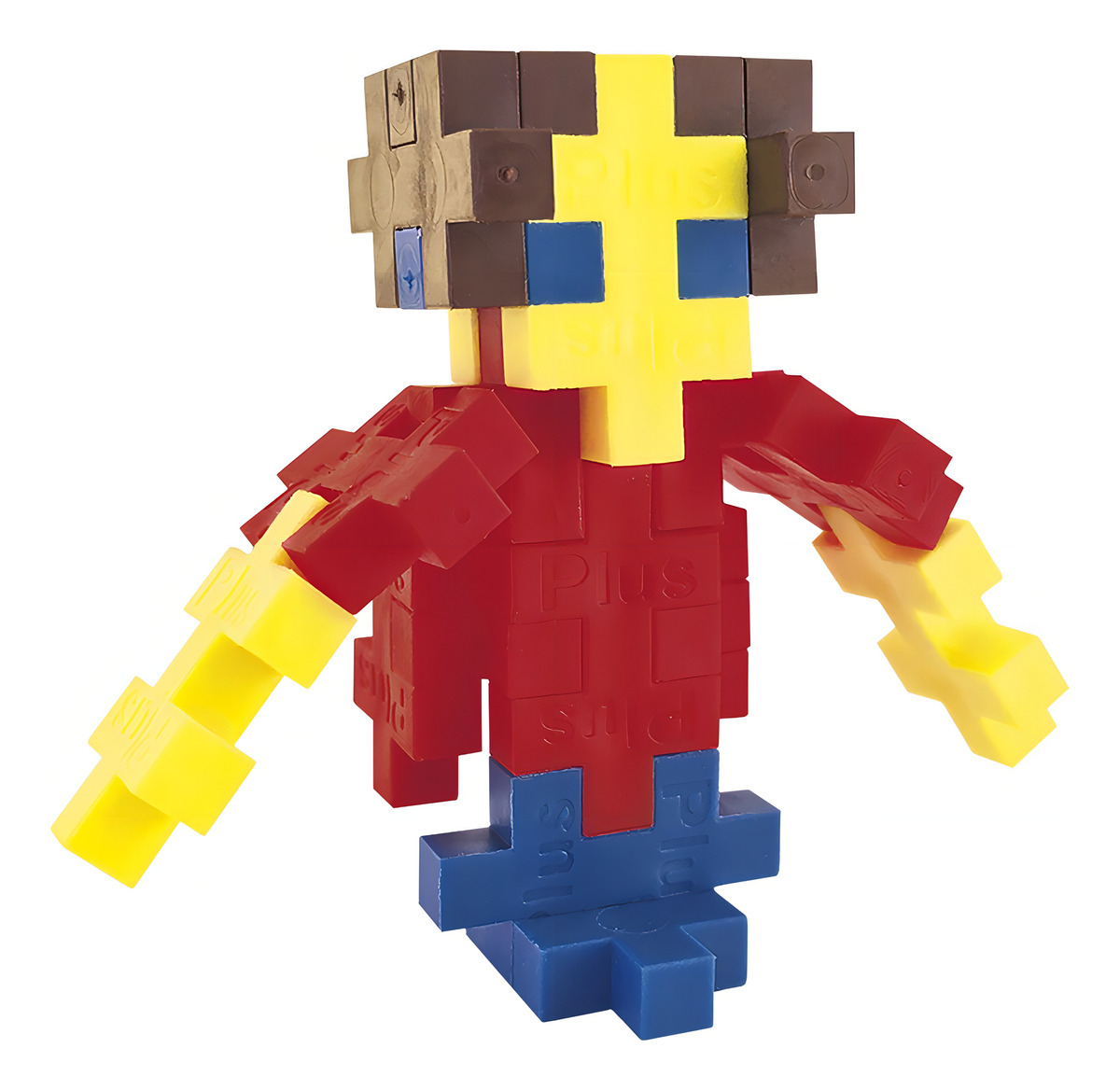 Juego Construccion Plus Plus Bloques Encastre Tubo Personaje