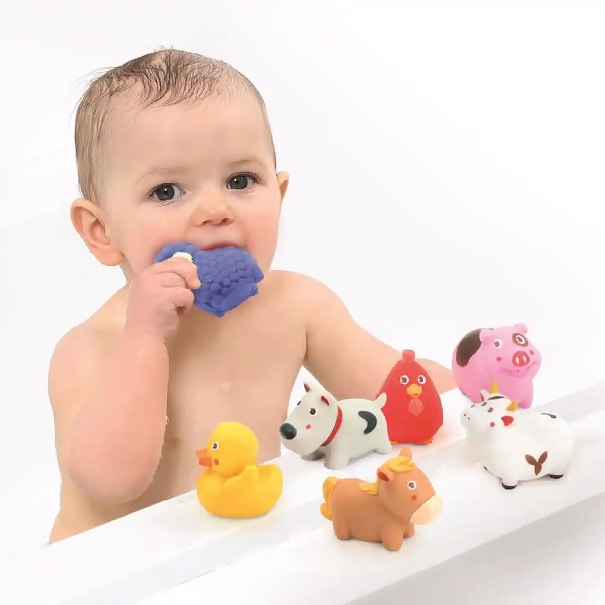 Juguetes De Baño Aspersores Ludi En Tarro Diversión Segura