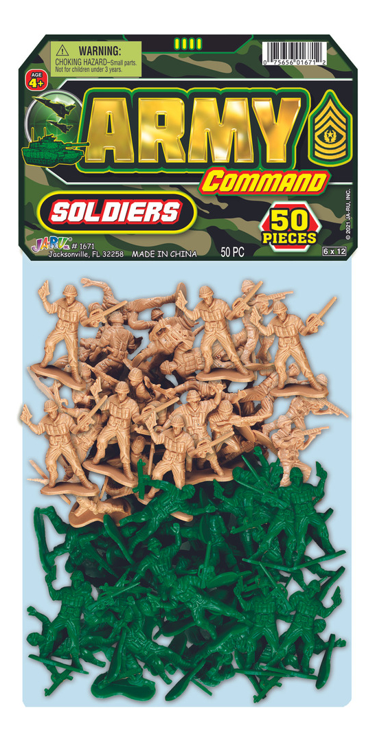 Soldaditos Soldados Juguetes X50 Armada Diversion Ja Ru Trex