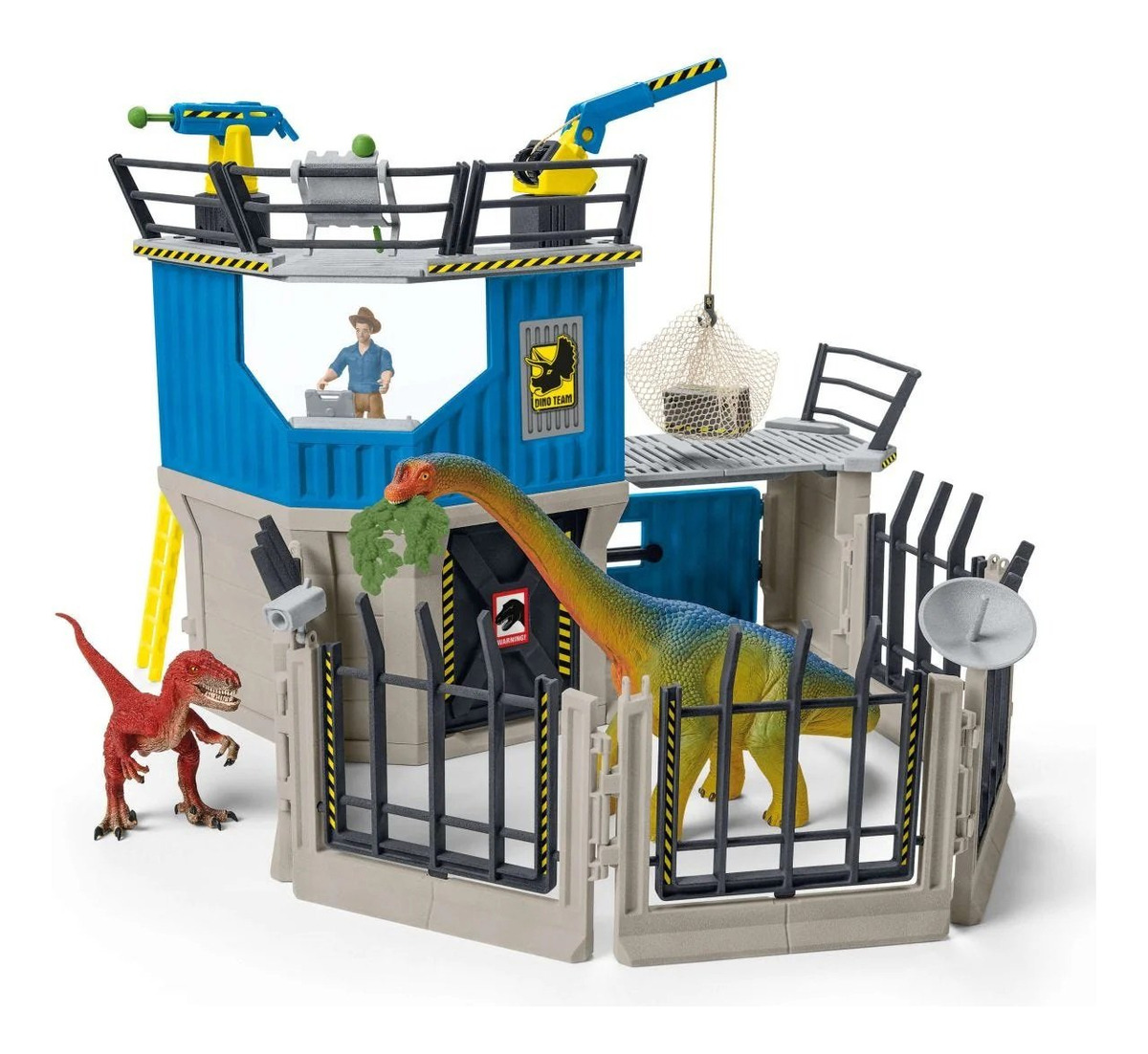 Estacion Investigacion Dinosaurio Schleich Juguete Niño Trex
