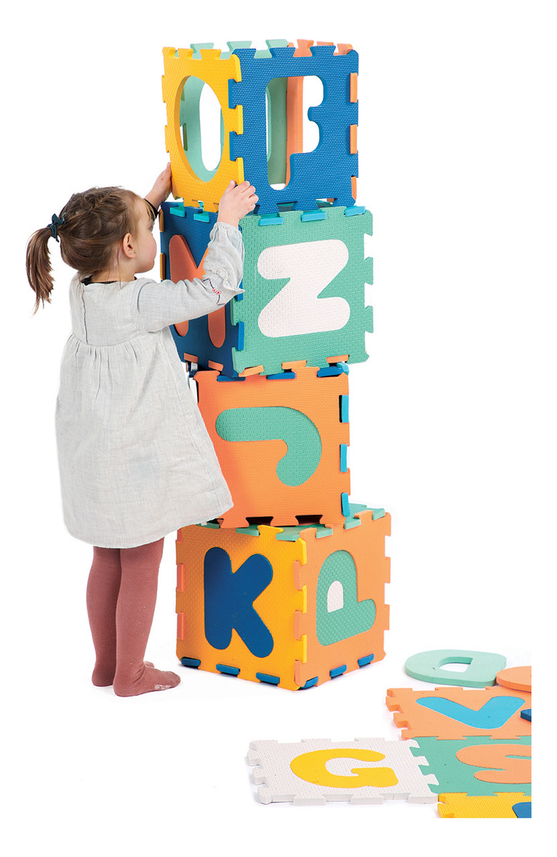 Alfombra Piso Goma Eva Infantil Bebes Ludi Encastrables Trex