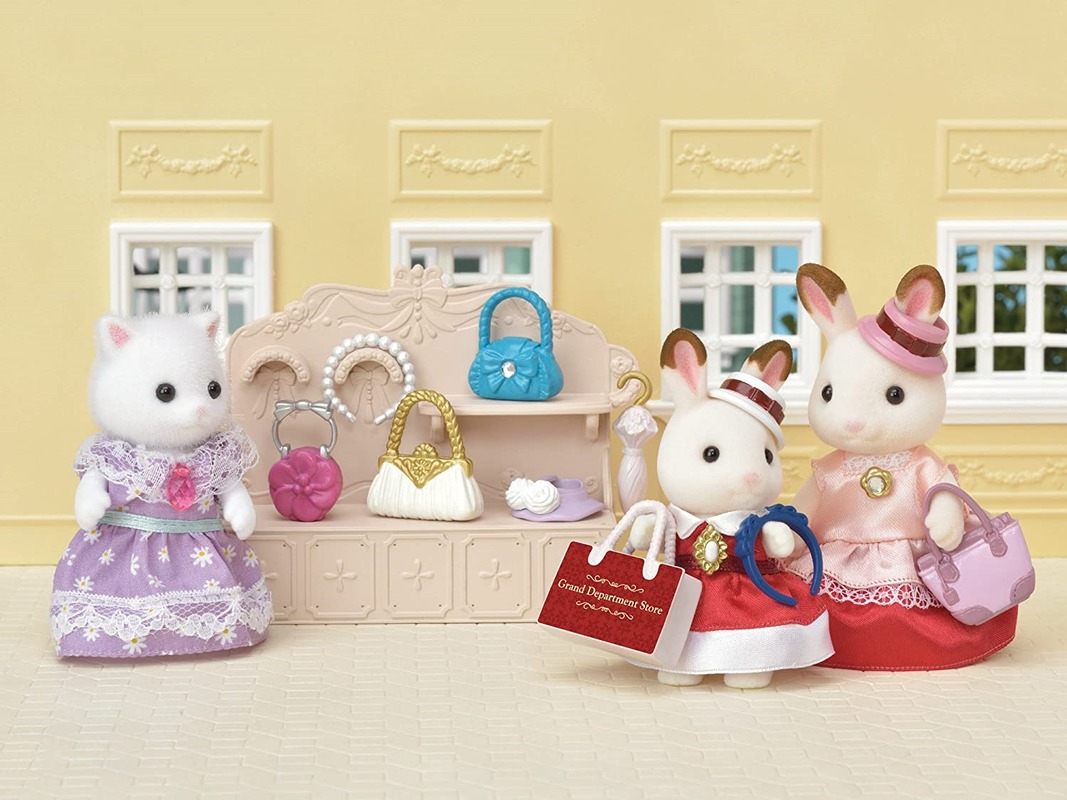 Sylvanian Families Mostrador Tienda Ropa Accesorios Juguete