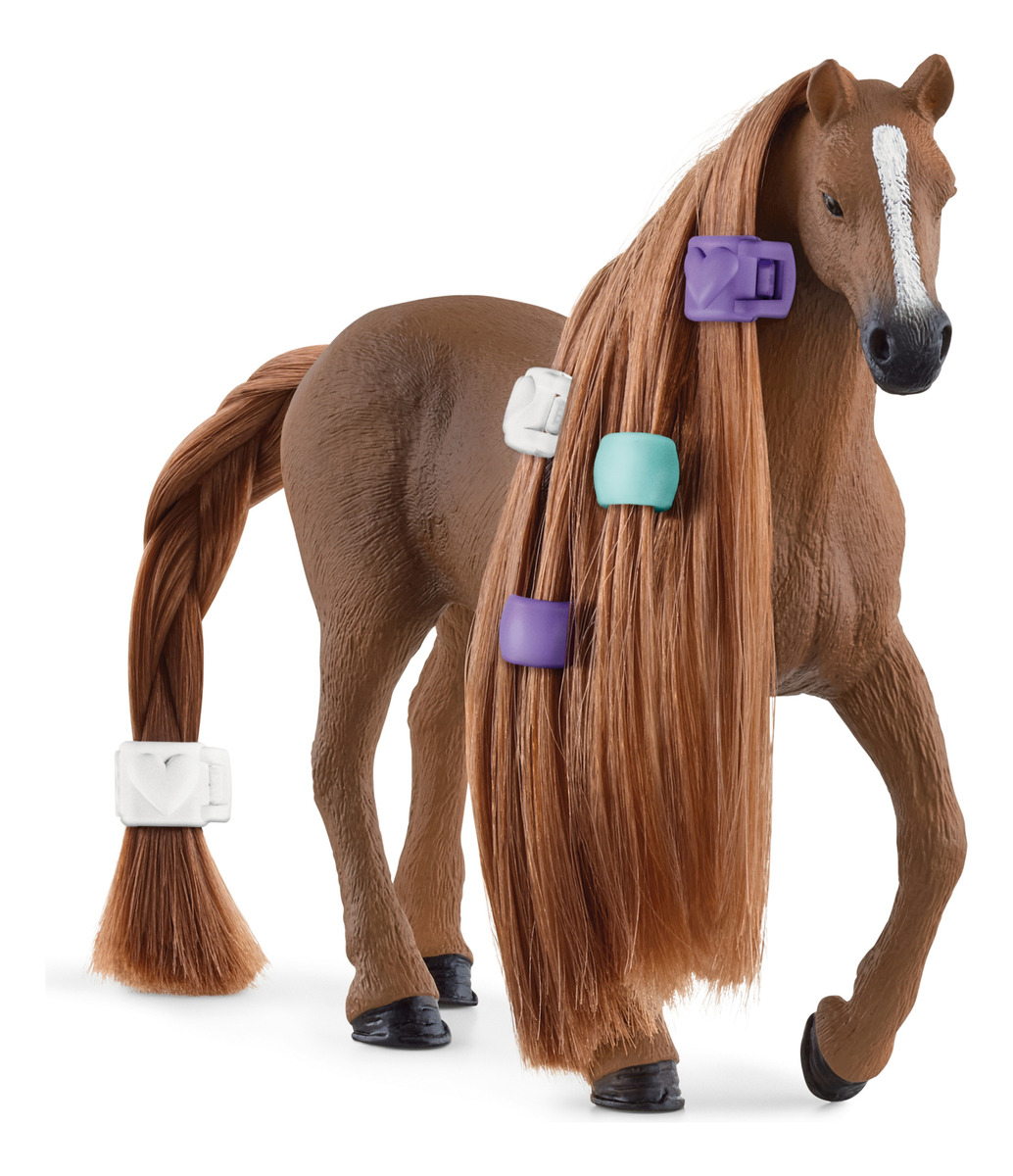 Figura Yegua Pura Sangre Inglesa Schleich Pelo Cepillable Tx