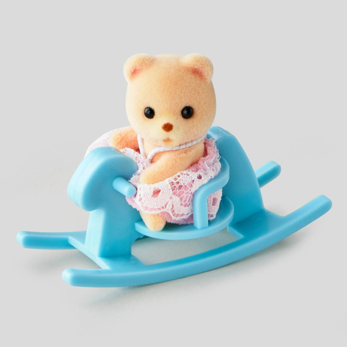 Sylvanian Families Oso Bebe Con Caballito Mecedor Juguete Tx