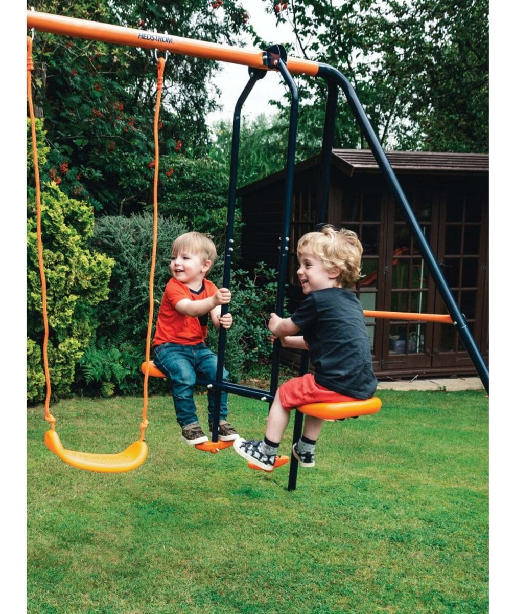 Hamaca + Balancin Juego Infantil Exterior Patio Hedstrom Trx