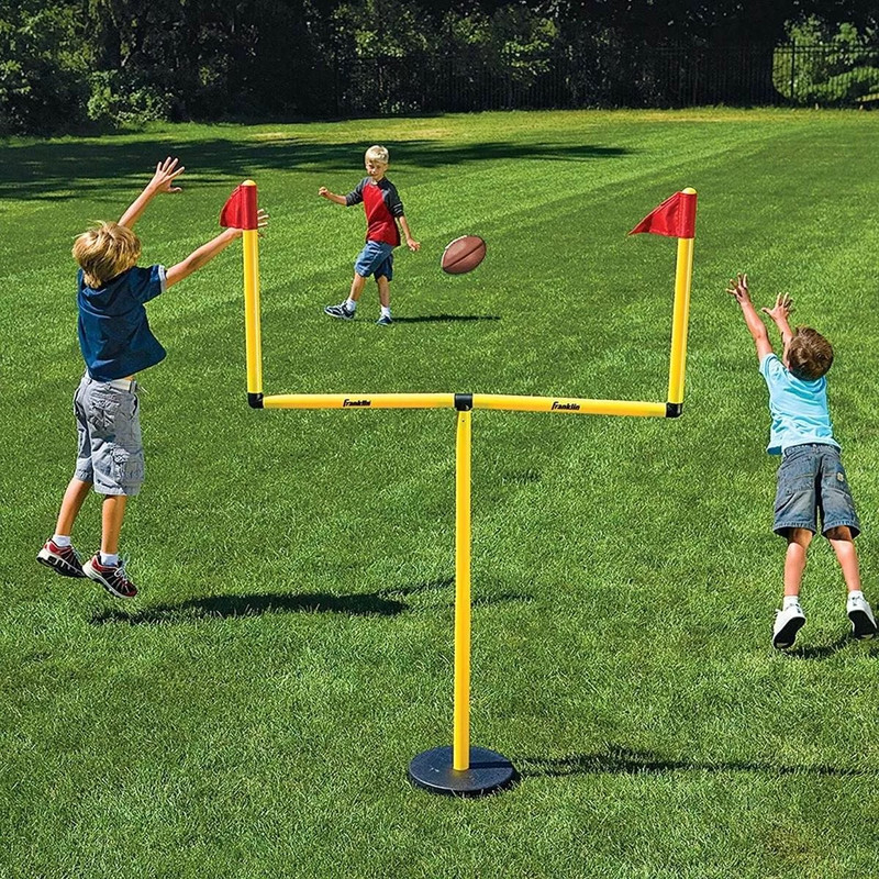 Set Rugby Futbol Americano Poste Porteria + Pelota Franklin
