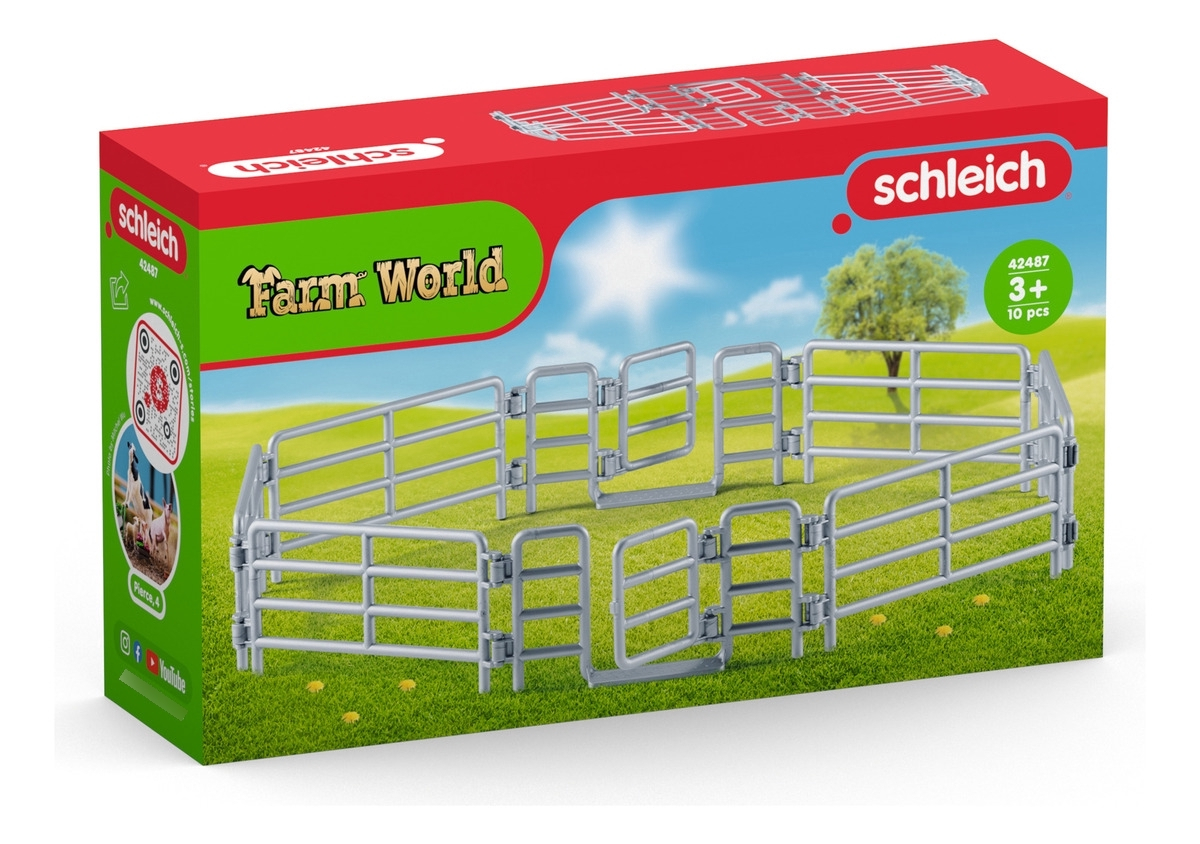 Set Cerca Corral Granja Para Animales Schleich Farm World Tx
