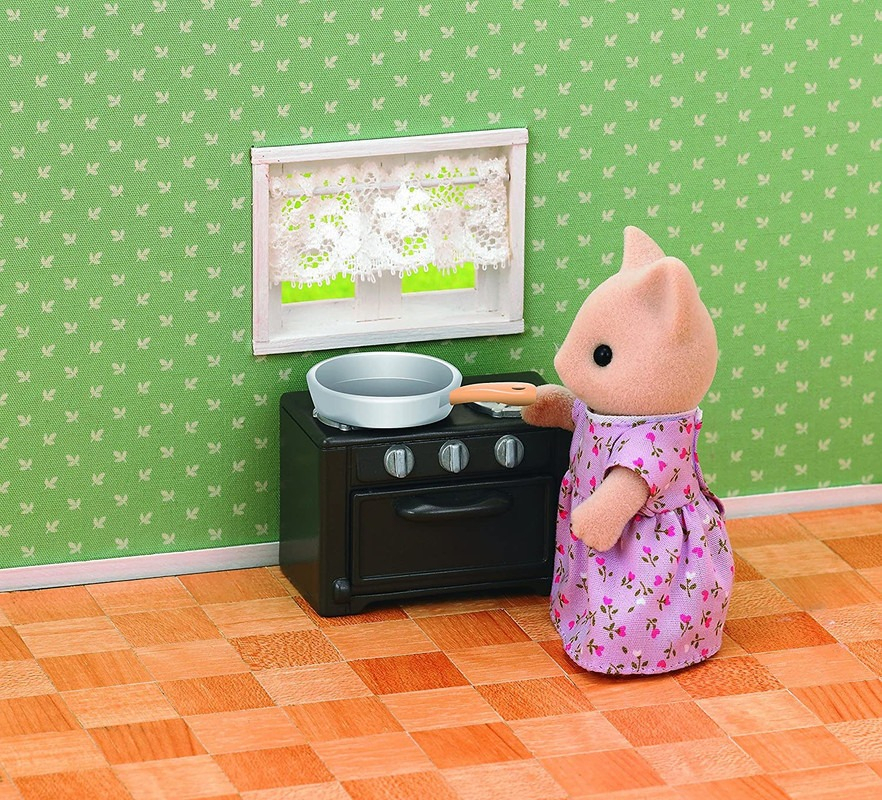 Sylvanian Families Set Horno Cocina Juguete Accesorio Trex