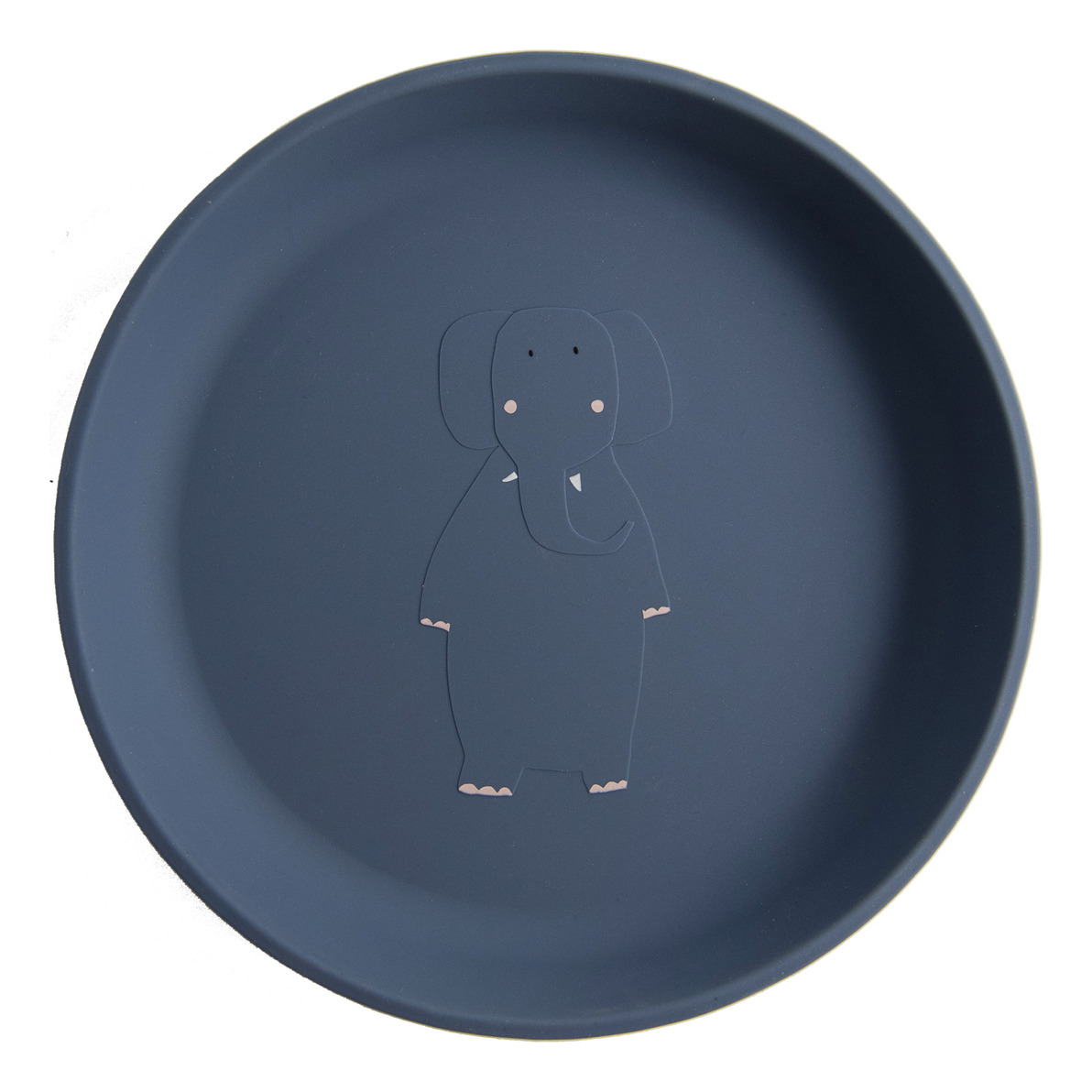 Plato Silicona Elefante Colores Niños Diversion Trixie Trex