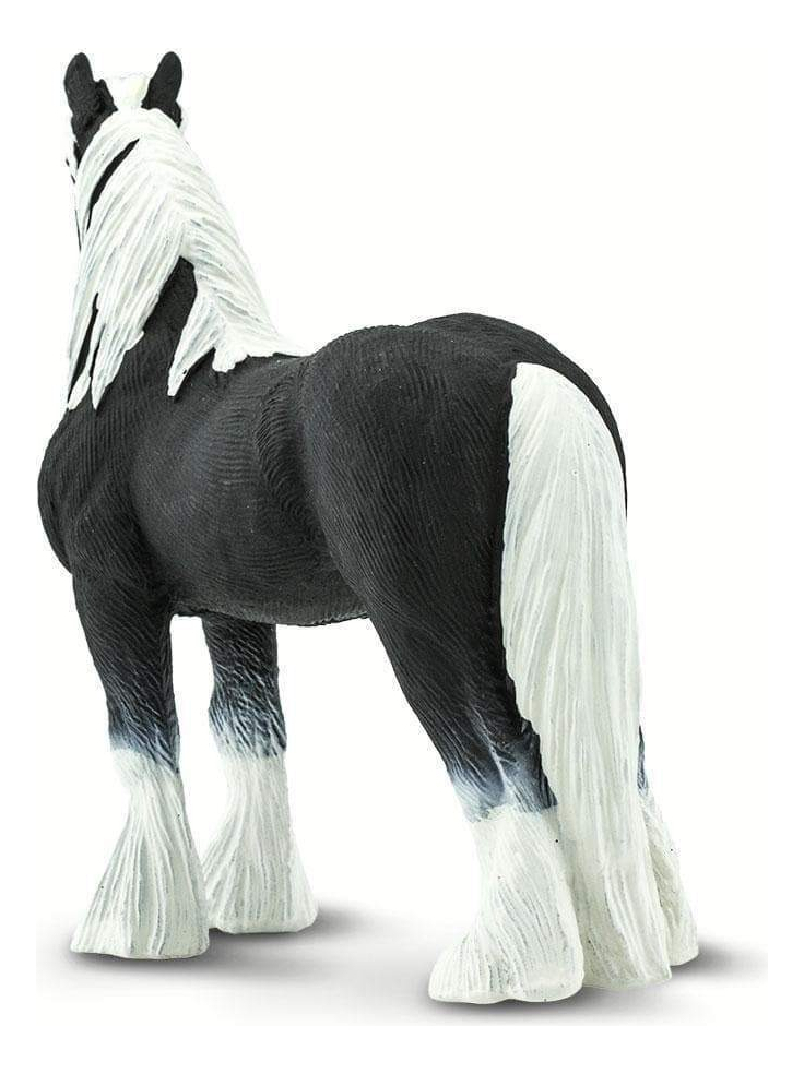 Caballo Semental Gyspy Vanner Figura Safari Coleccionable Tx