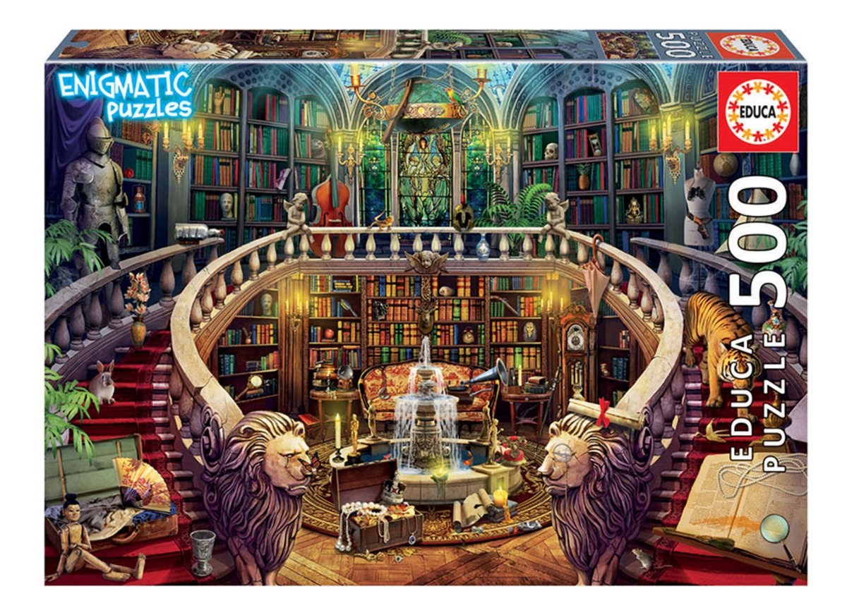 Puzzle Biblioteca 500 Piezas Rompecabezas Educa Infantil Tx
