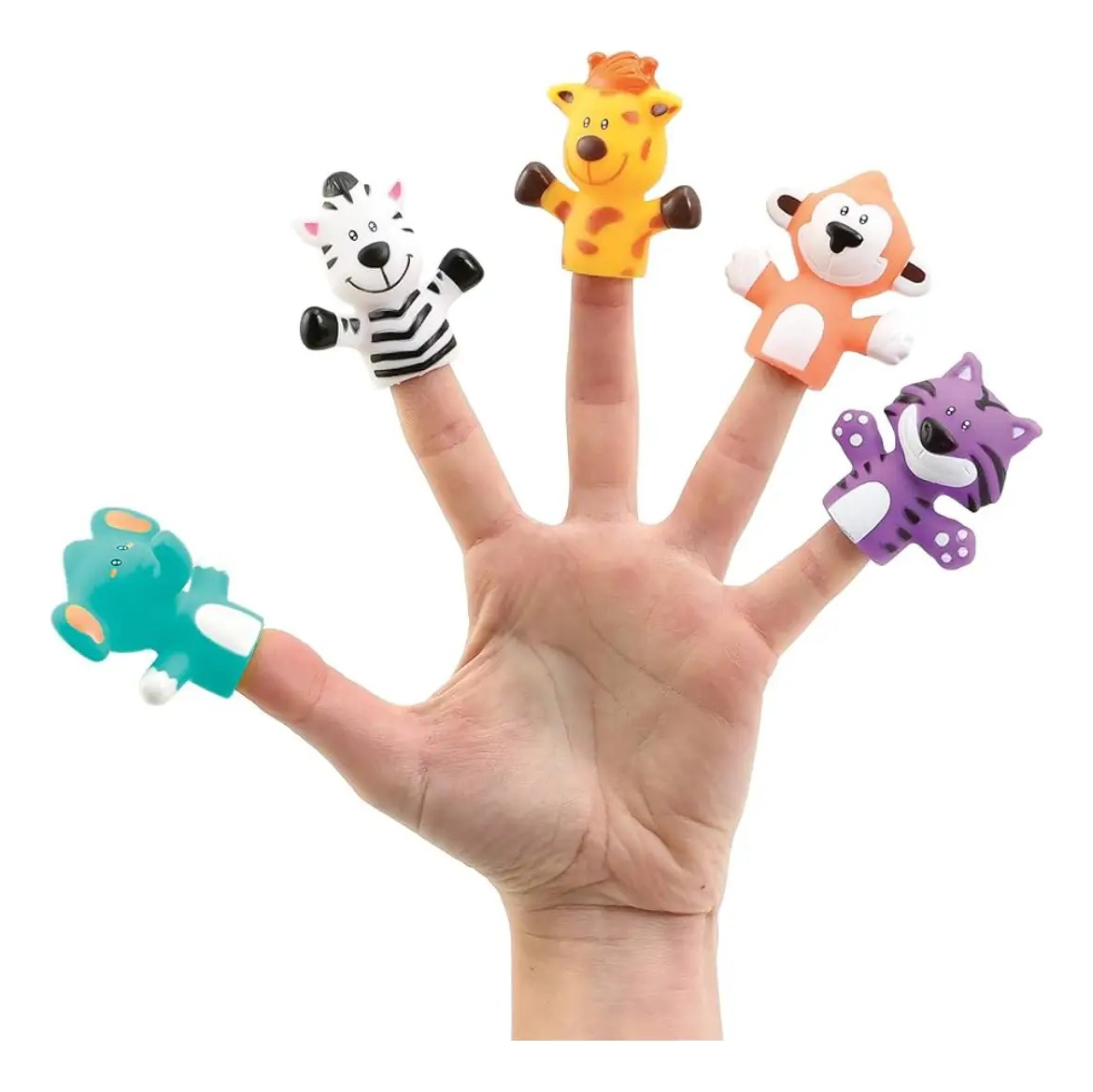 Titeres Dedos Safari Ludi Animales Trex