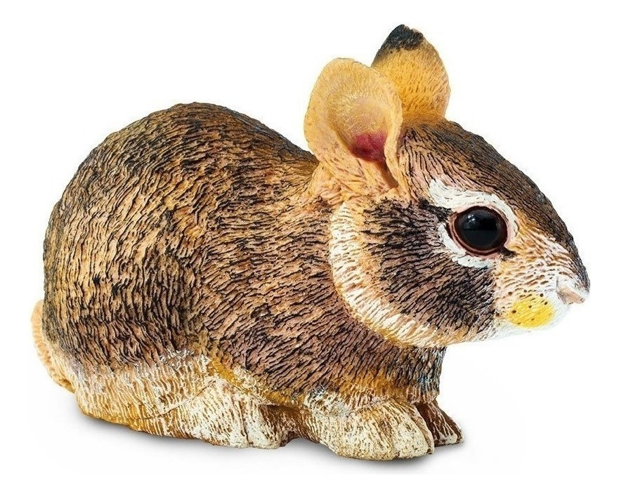 Figura Safari Conejo Marron Granja Juguete Niños Infantil