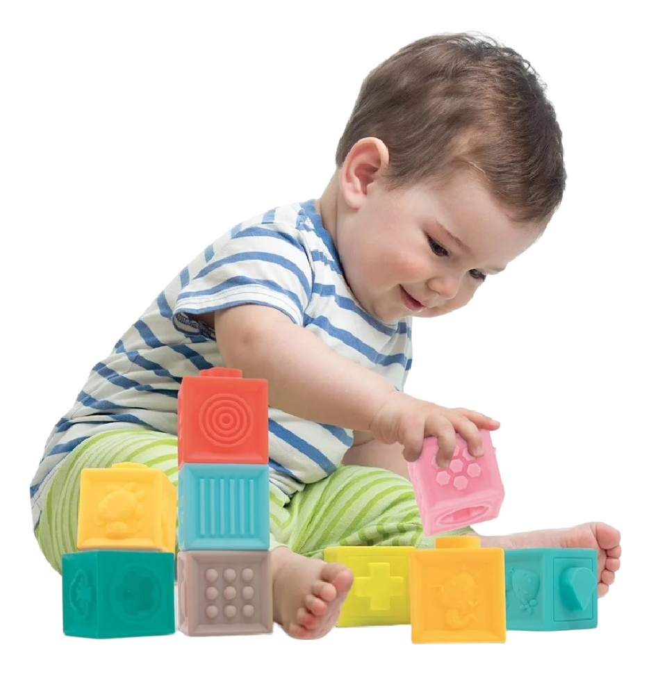 Cubos Apilables Flexibles De Silicona Ludi Educativos Trex
