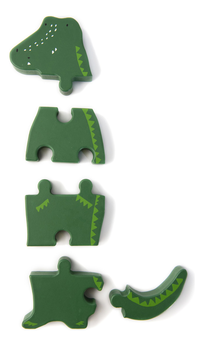 Puzzle Rompecabezas Animales Cuerpo Madera Trixie Trex