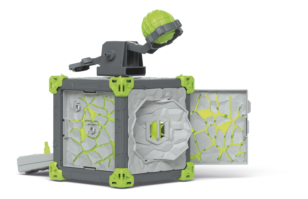 Set Figura Jaula Monstruos Camaleon Piedra Eldrador Schleich