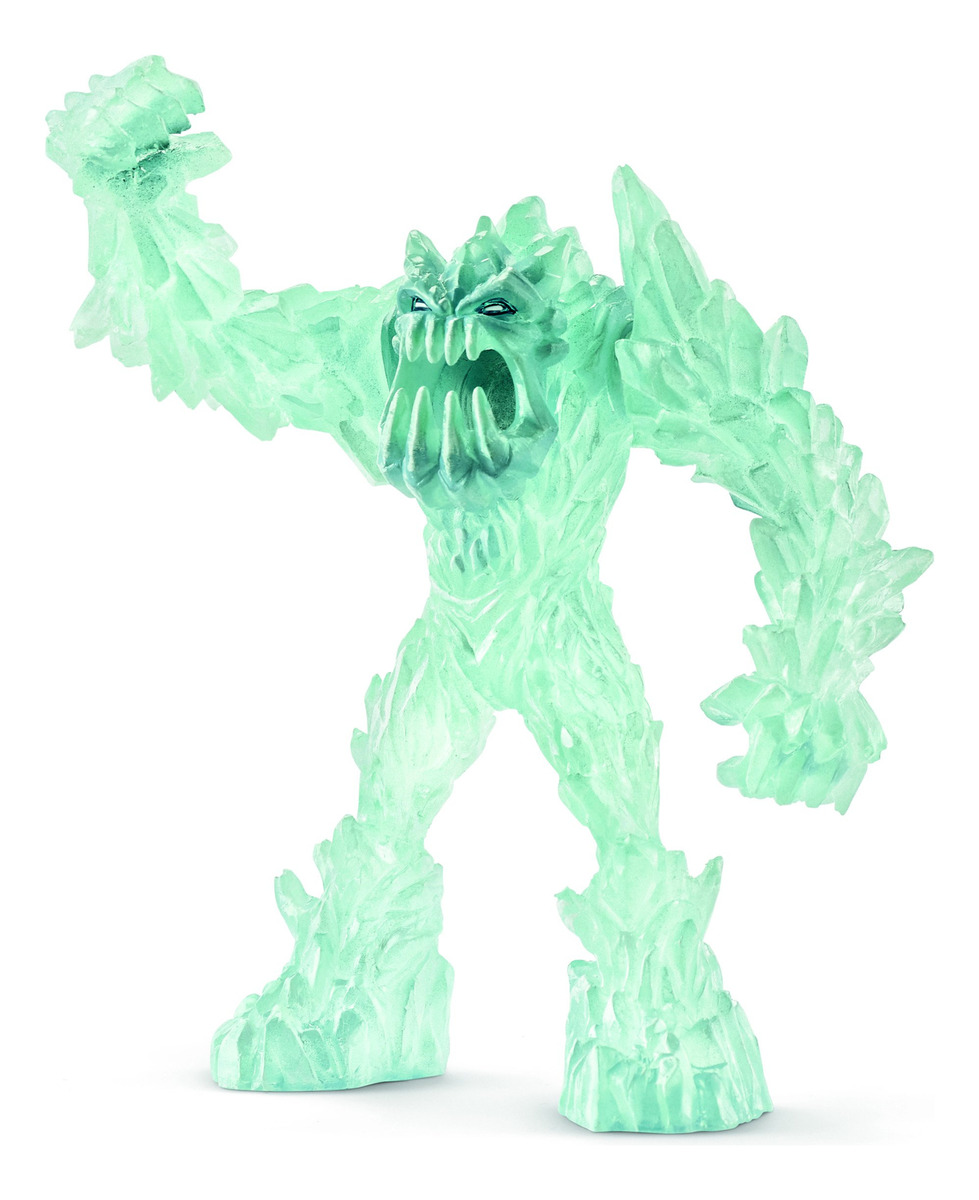 Batalla Monstruo De Hielo Vs León Fuego Schleich Eldrador Tx