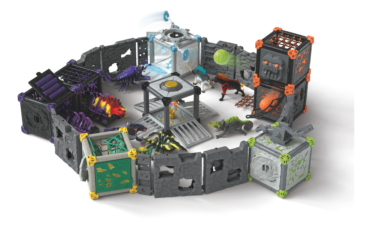 Set Figuras Monstruos Lava Vs Sombra Eldrador Schleich Trex