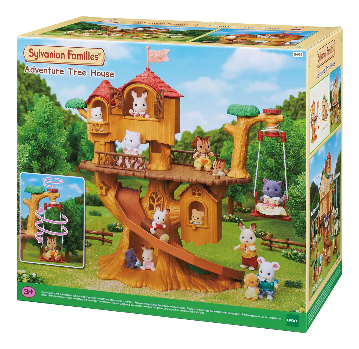 Sylvanian Families Casa Del Arbol Aventura Juguete Infantil