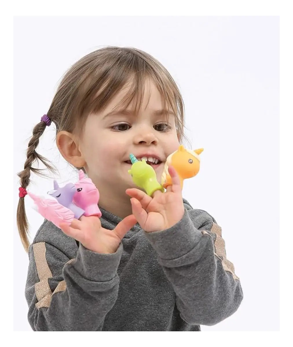 Títeres De Dedos Unicornios Ludi Niños