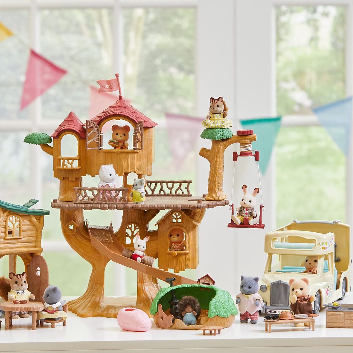 Sylvanian Families Casa Del Arbol Aventura Juguete Infantil