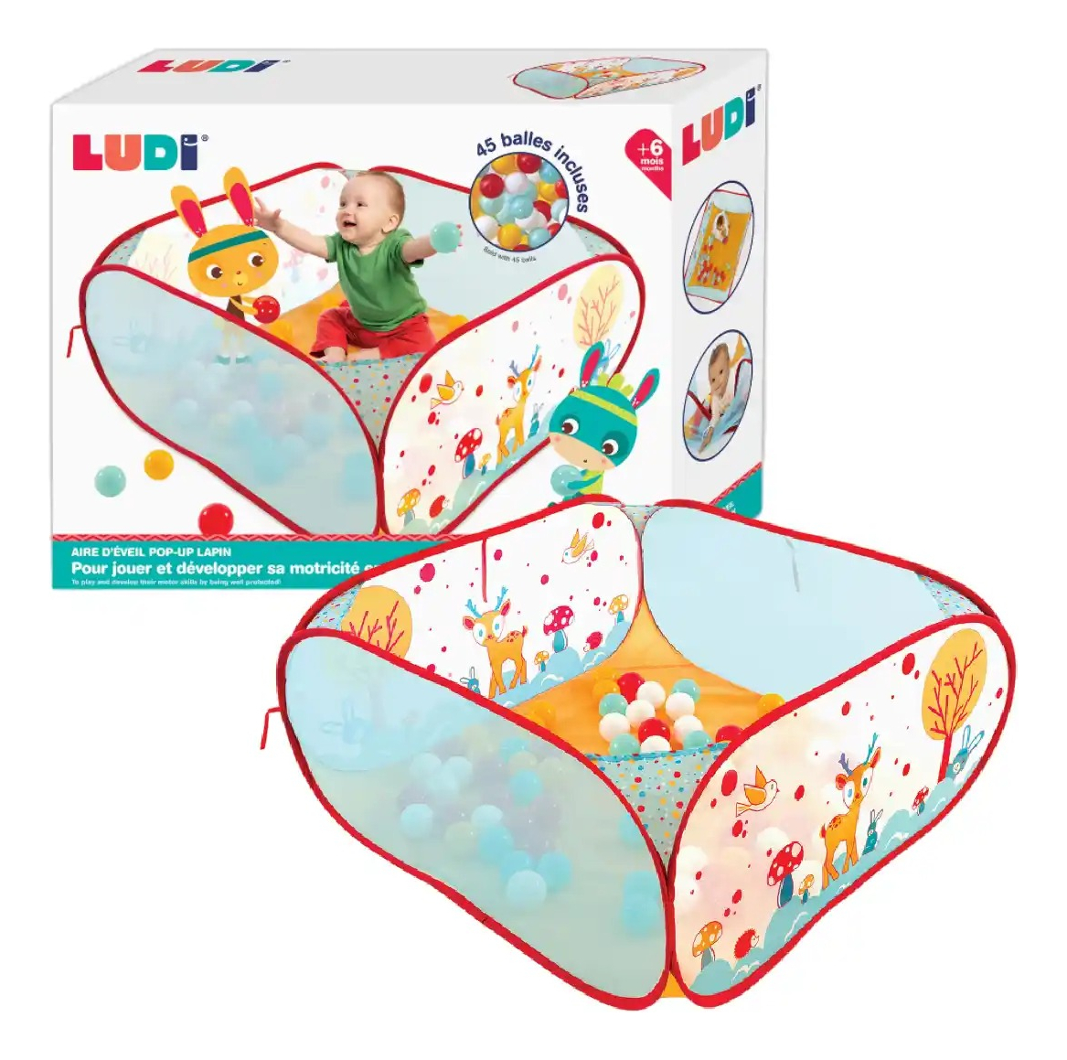 Centro De Actividades Ludi Lúdico Sensorial Para Bebes Trex