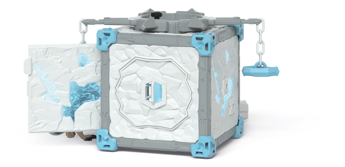 Set Figuras Jaula Monstruos Rata Hielo Eldrador Schleich Tx