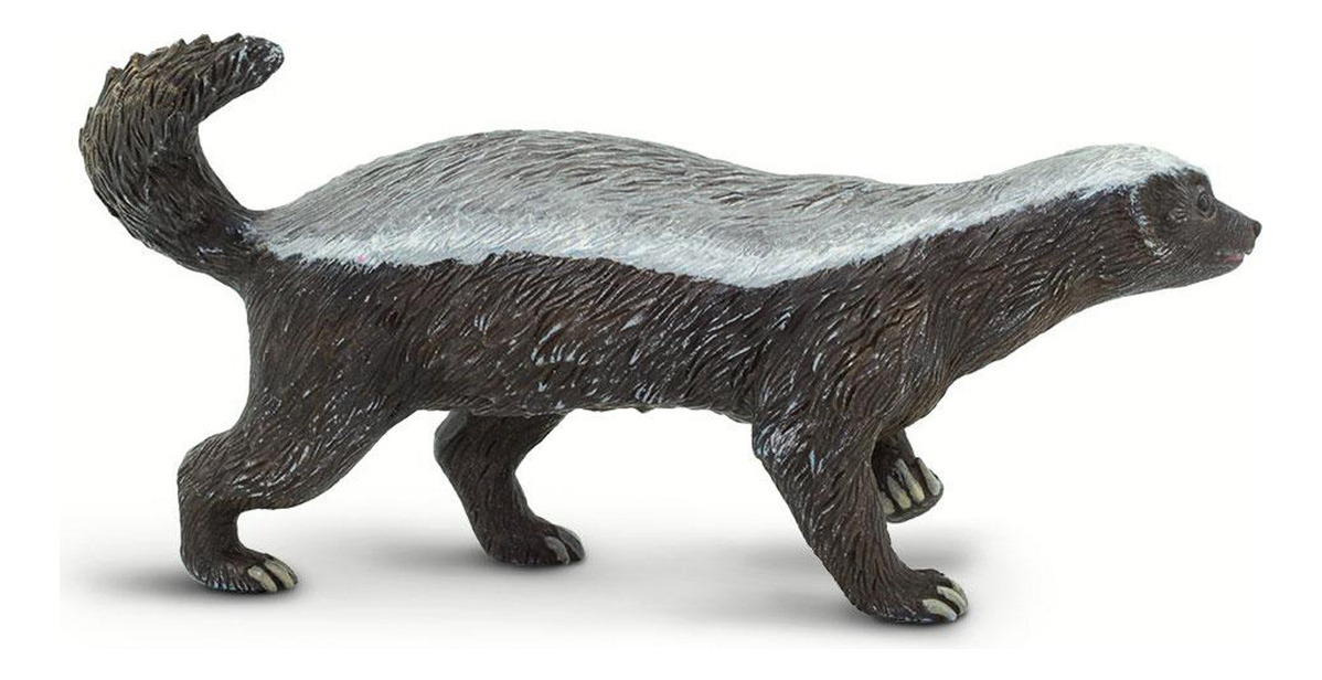 Figura Safari Tejon De Miel Juguete Muñeco Realista Niños Tx
