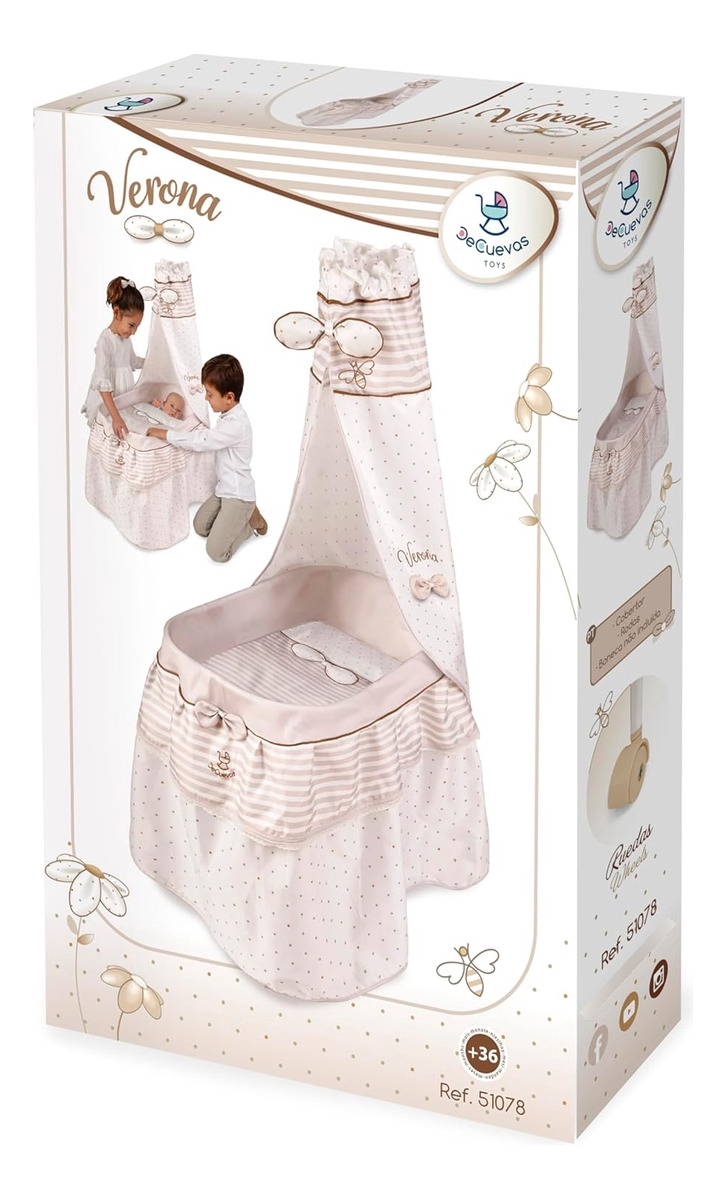 Cuna Maria Moisés Muñeca Juguete De Cuevas Plegable Niños