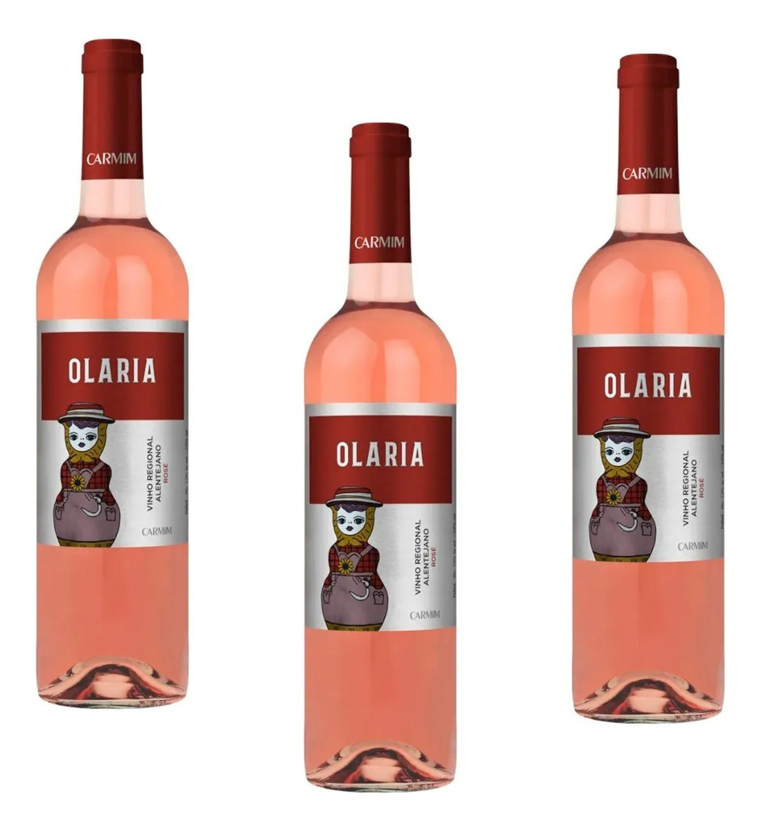 Vino X3 Rosado Rosado Olaria Botella 750ml Importado Calidad
