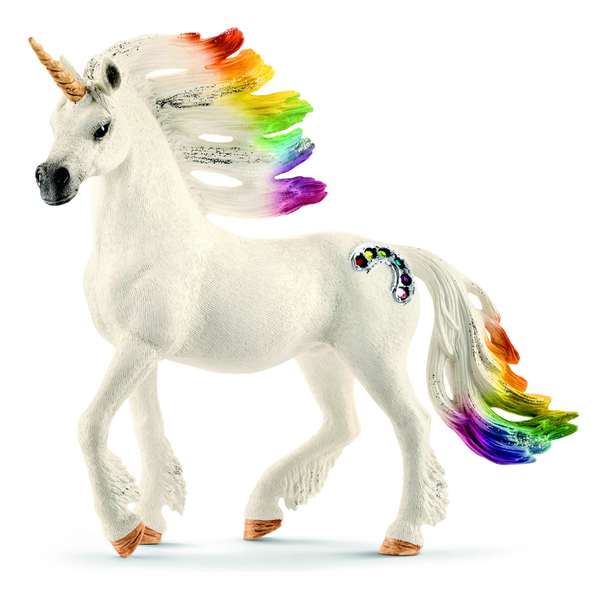 Figura Unicornio Arcoiris Semental Bayala Caballo Schleich