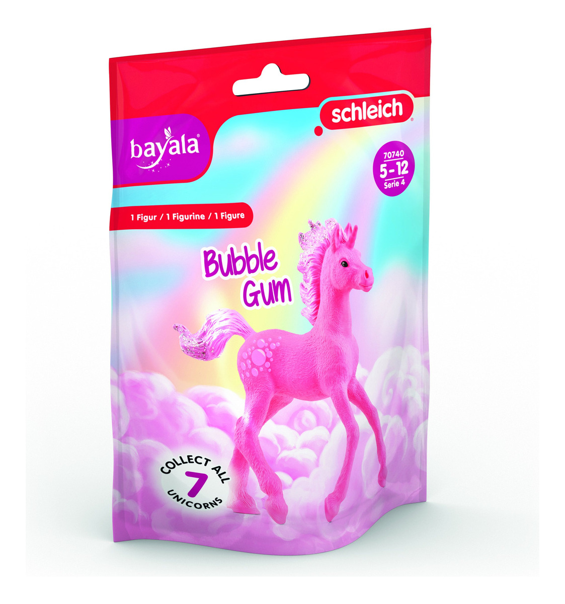 Figura Unicornio Bubble Gum Bayala Schleich Caballo Trex