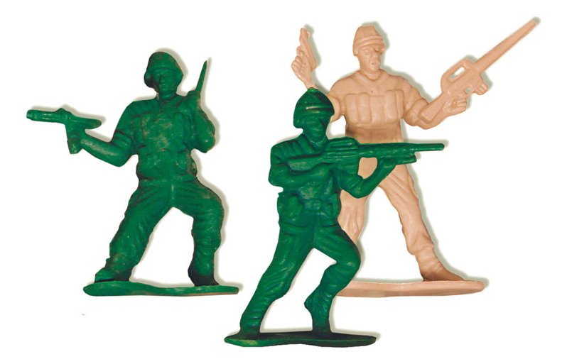 Soldaditos Soldados Juguetes X50 Armada Diversion Ja Ru Trex