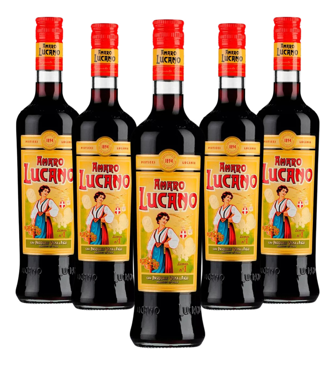 Licor Hierbas Lucano Amaro 700 Ml Pack X6 Botellas Promo Trx