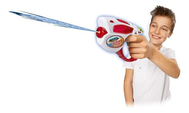 Pistola De Agua Alienigena De Mano Ja Ru Recargable Poderosa