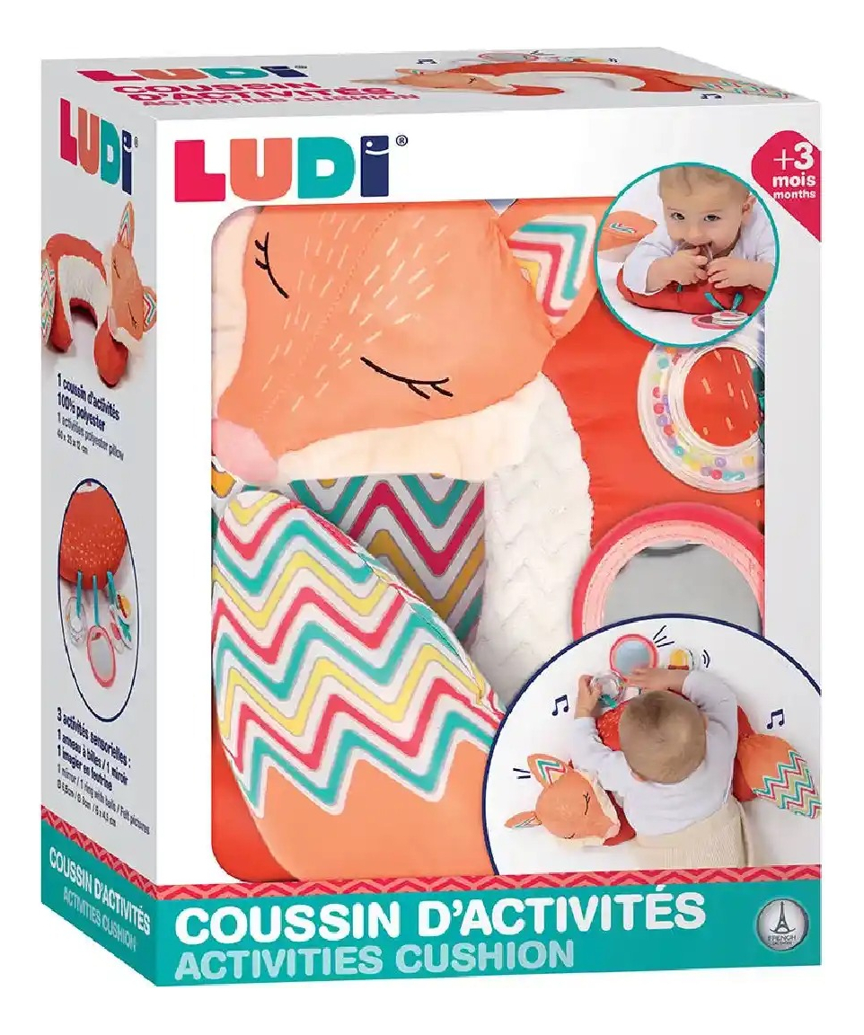 Juguete Almohada De Actividades Ludi Zorro Desarrollo Motriz