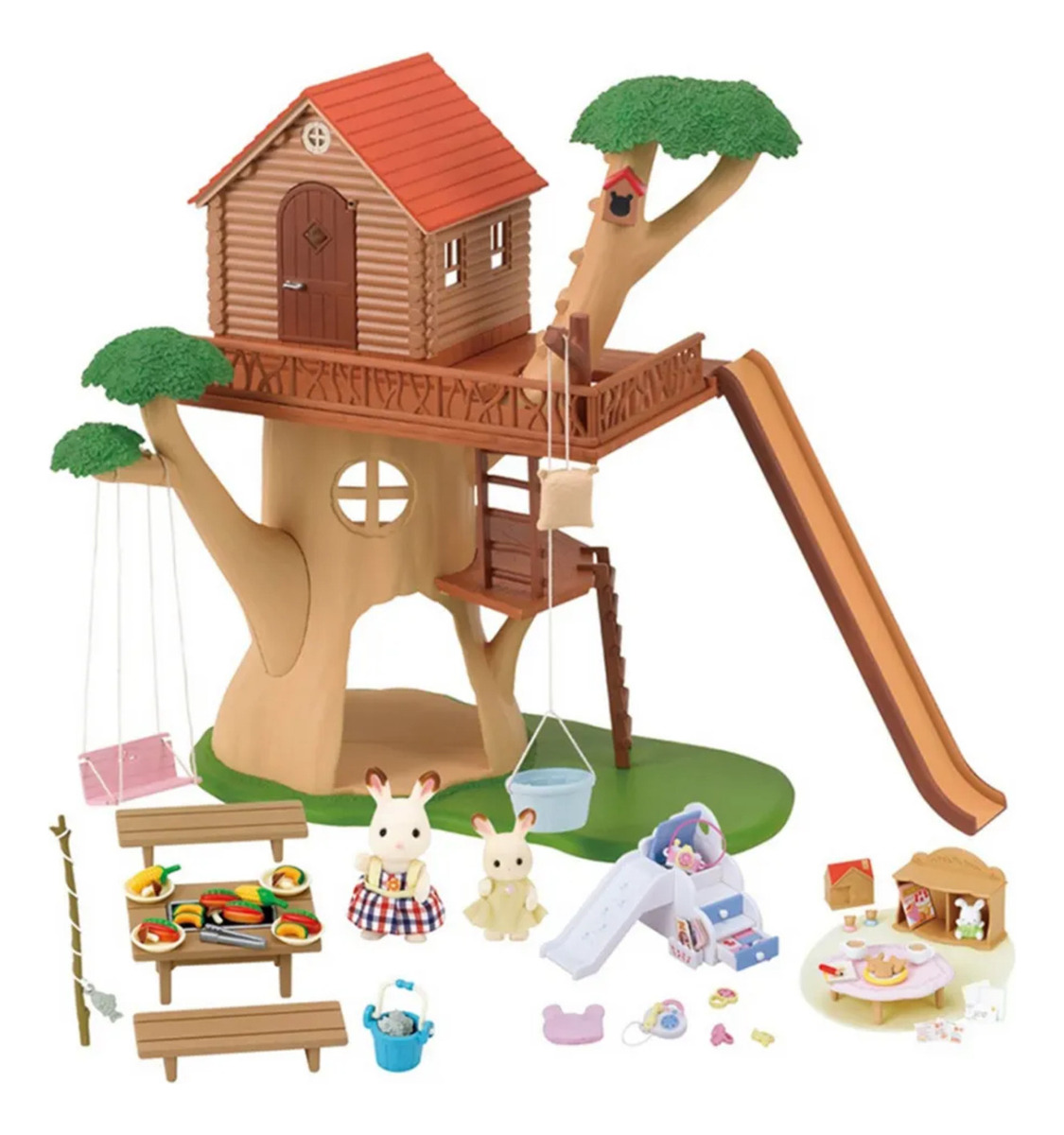 Sylvanian Families Casa Del Arbol Con Accesorios Y Muebles ®