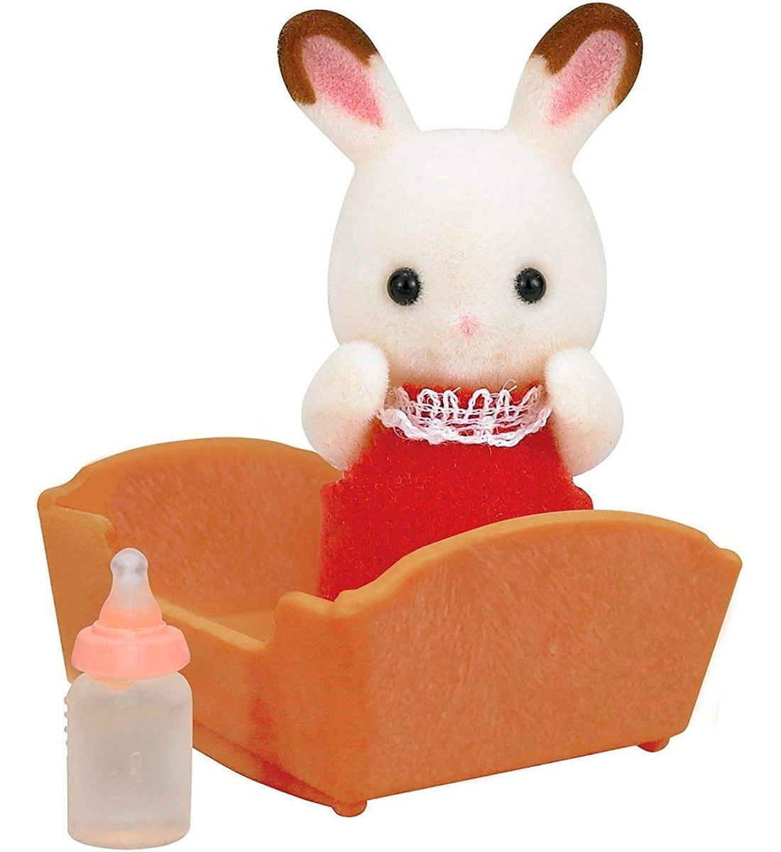 Sylvanian Families Bebe Conejo Chocolate Cuna Ternurines Tx