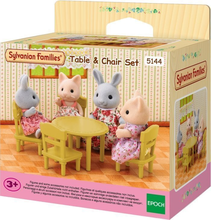 Sylvanian Families Set Sillas Y Mesa Juguete Niños Trex