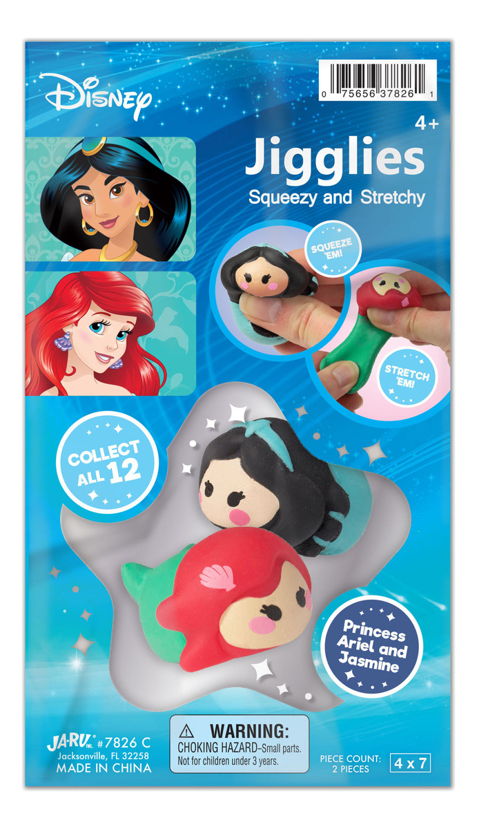 Set Disney 2x Jiggly Fidget Squishy Kawaii Jaru Tiktok Tx