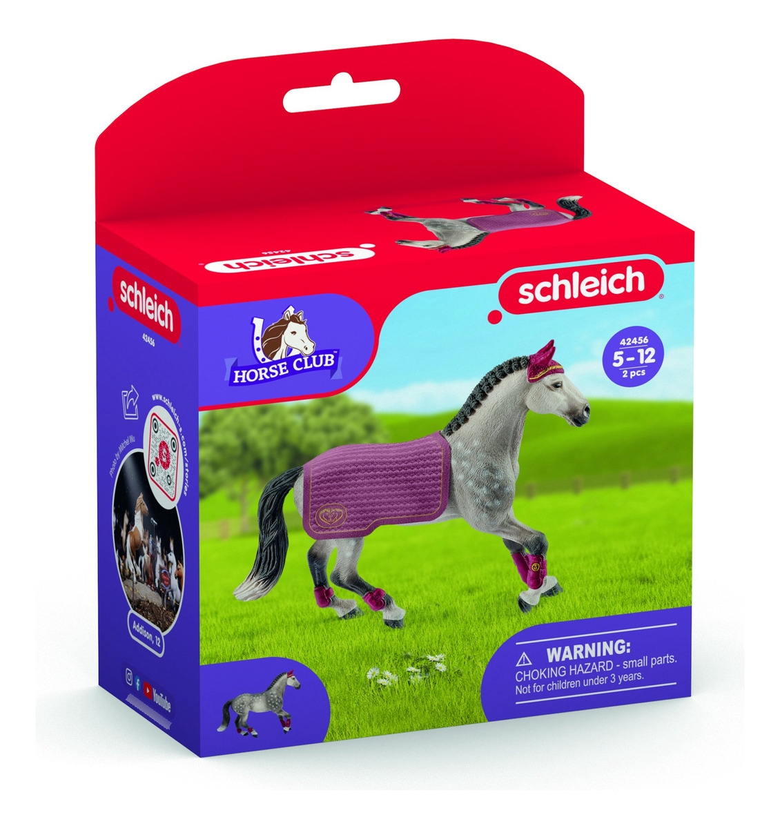 Figura Yegua Caballo Trakehner Torneo Equitación Schleich Tx
