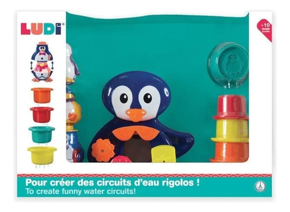 Juego Infantil Ducha Agua Ludi Coffret Pingouin Trex